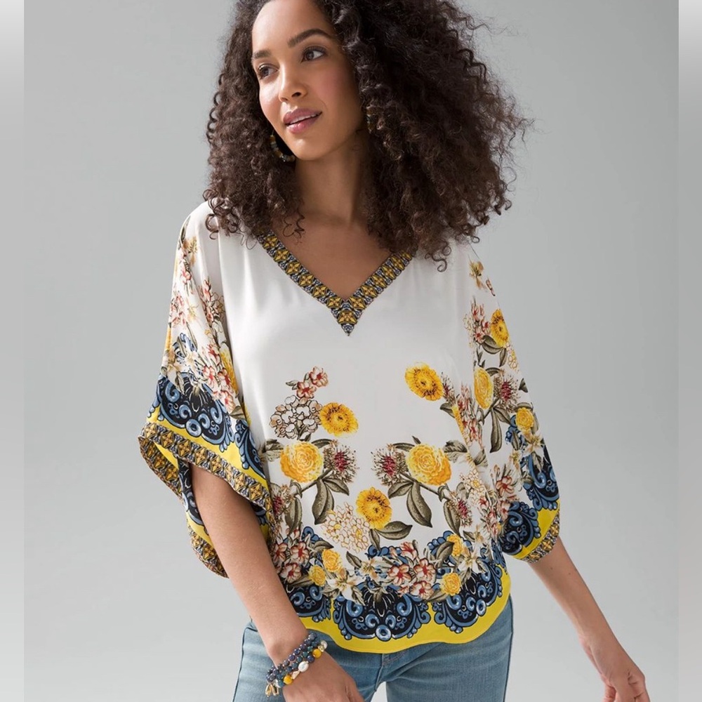 WHBM kimono sleeve blouse
